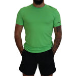 Dsquared² Green Modal Short Sleeves Crewneck T-shirt TSH83511-48