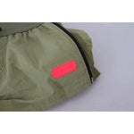 Dsquared² Green Cotton Mid Waist Drawstring Tapered Shorts PAN74533-38