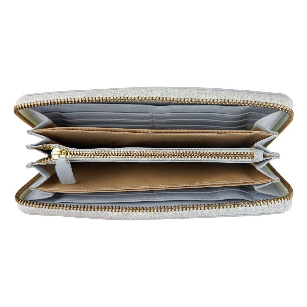 Cavalli Class Gray Calfskin Women Wallet CACL-5841