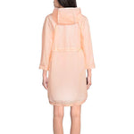 Elisabetta Franchi Powder Pink Long Waterproof Jacket EL-10020-IT42|M