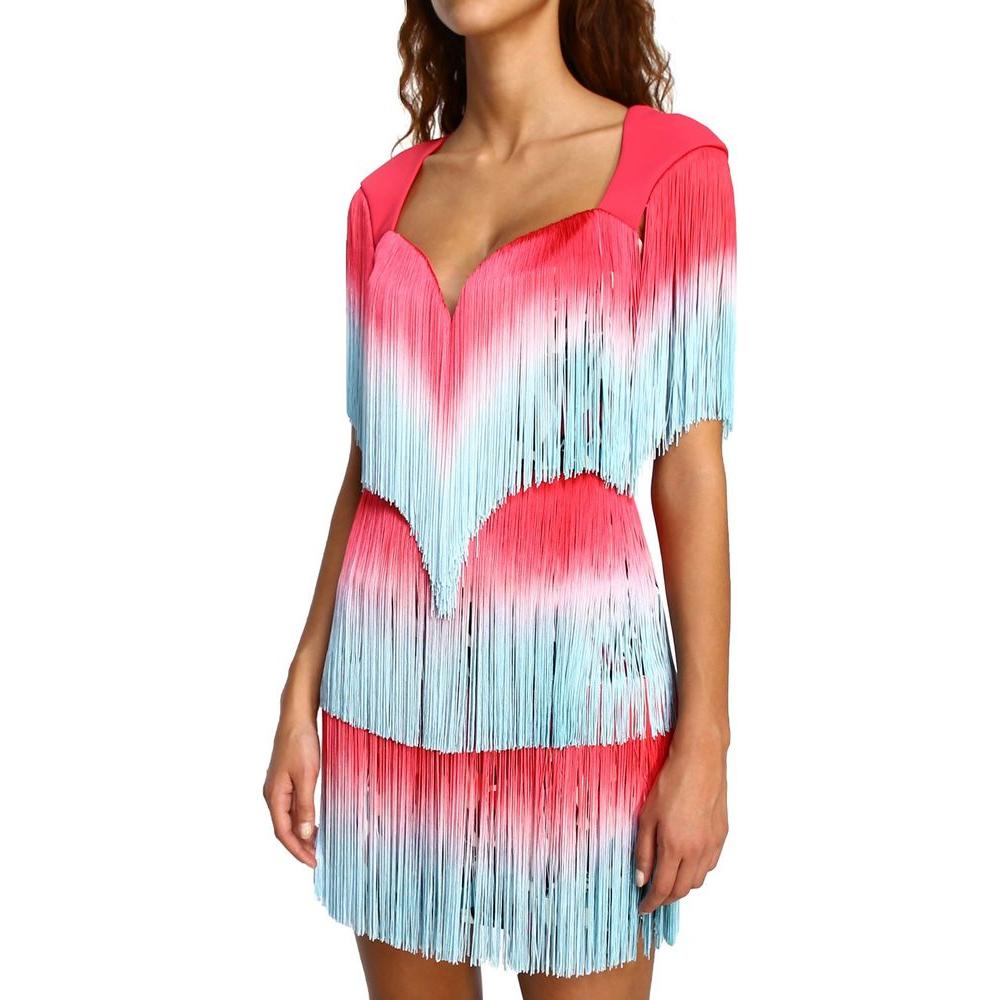 Elisabetta Franchi Pink Polyester Women Dress EL-8280-IT40|S