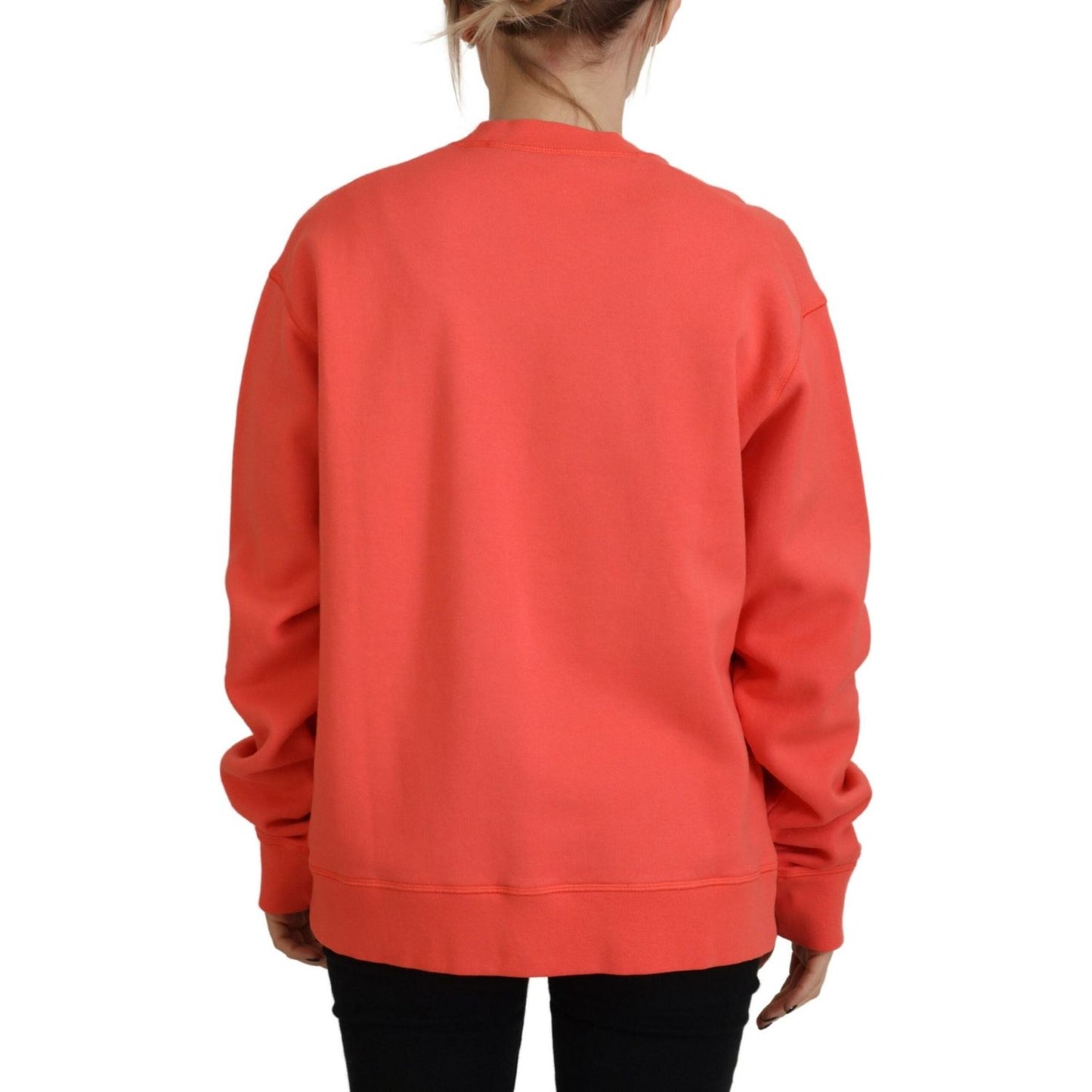 Dsquared² Pink Logo Embroidery Women Long Sleeve Sweater TSH83443-38