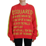 Dsquared² Multicolor Cotton Knitted Crewneck Pullover Sweater TSH83470-38