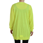 Dsquared² Yellow Wool Knitted Buttoned Cardigan Sweater TSH83471-38