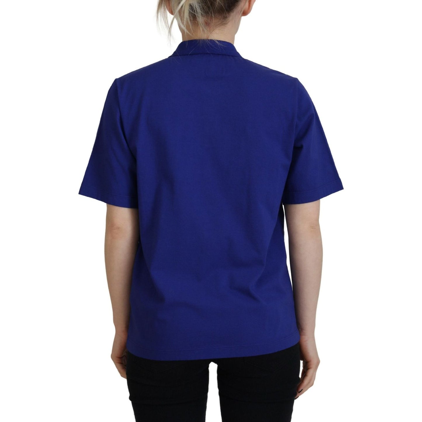 Dsquared² Blue Collared Writings Polo Short Sleeves T-shirt TSH83412-38
