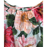 Dolce & Gabbana Multicolor Floral CottonAline Pleated Dress DR281171-46