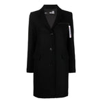 Love Moschino Black Wool Jackets & Coat LO-13073-IT40|S