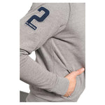 La Martina Gray Cotton Sweater LA-13079-S
