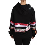 Dolce & Gabbana DG Sequined Hooded Pullover Sweater TSH3018-36