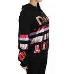 Dolce & Gabbana DG Sequined Hooded Pullover Sweater TSH3018-36