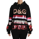 Dolce & Gabbana DG Sequined Hooded Pullover Sweater TSH3018-36
