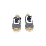 Cerruti 1881 Blue Calfskin Men Sneaker Cerruti 1881 Light Gray