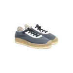 Cerruti 1881 Blue Calfskin Men Sneaker Cerruti 1881 Gray