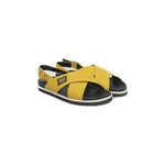 Cerruti 1881 Yellow Calfskin Women Sandal CE-24529-EU38/US8