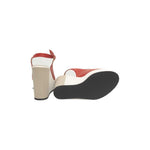 Cerruti 1881 Red Calfskin Women Sandal Cerruti 1881 Rosy Brown