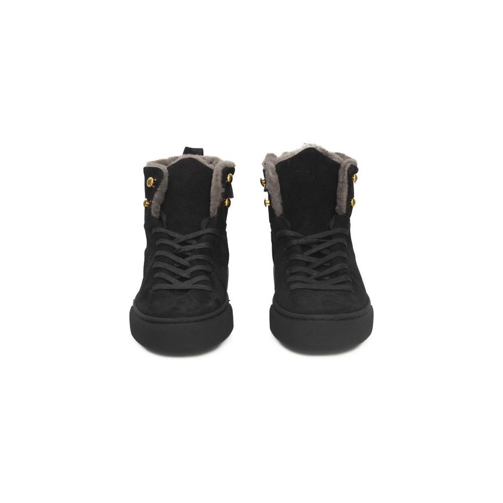 Cerruti 1881 Black Cowhide Women Sneaker CE-24512-EU36/US6