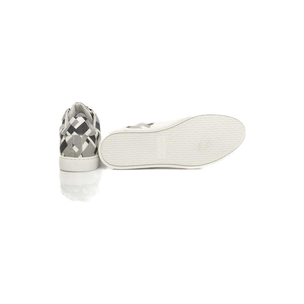 Cerruti 1881 White Calfskin Men Sneaker CE-24524-EU38/US8