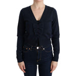 MARGHI LO' Blue Wool Blouse Sweater SIG30149-2