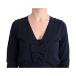 MARGHI LO' Blue Wool Blouse Sweater SIG30149-2