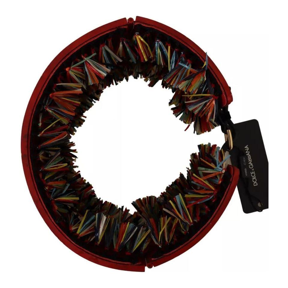 Dolce & Gabbana Multicolor Floral Wide Waist Carretto Belt BEL8294-65
