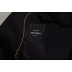 Dolce & Gabbana Black Polyester Single Breasted BlazerJacket JKT3380-48