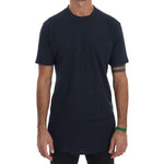 Daniele Alessandrini Blue Cotton Crewneck T-Shirt TSH1323-3