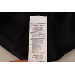 Dolce & Gabbana Black Polyester Logo Men Pullover Sweater TSH8096-48