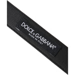 Dolce & Gabbana Brown Leather Silver Metal Buckle Belt Men BEL9178-95
