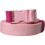 Dolce & Gabbana Pink Canvas Stretch Plastic Buckle Women Belt BEL9179-120