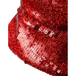 Dolce & Gabbana Red Sequined Nylon Bucket Hat Men HAT9531-60