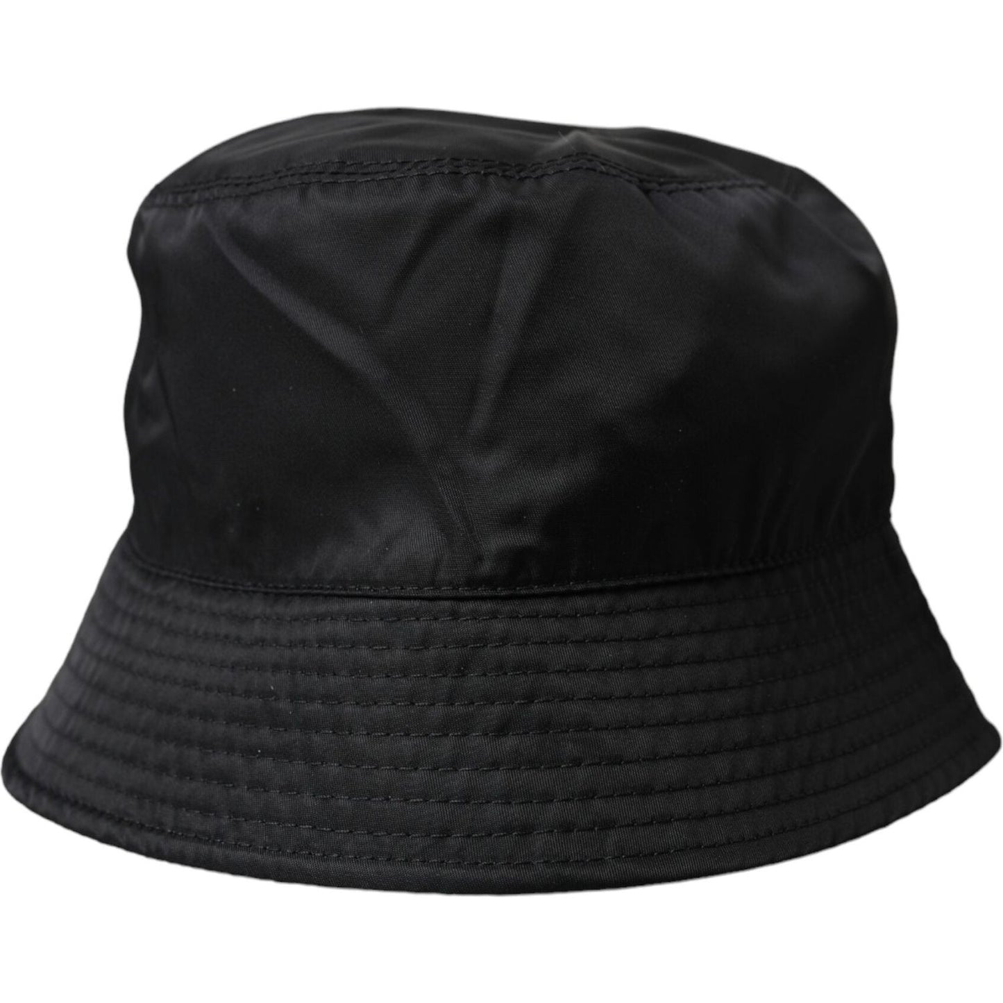 Dolce & Gabbana Black Wide Brim Cap Bucket Hat Men HAT9539-57