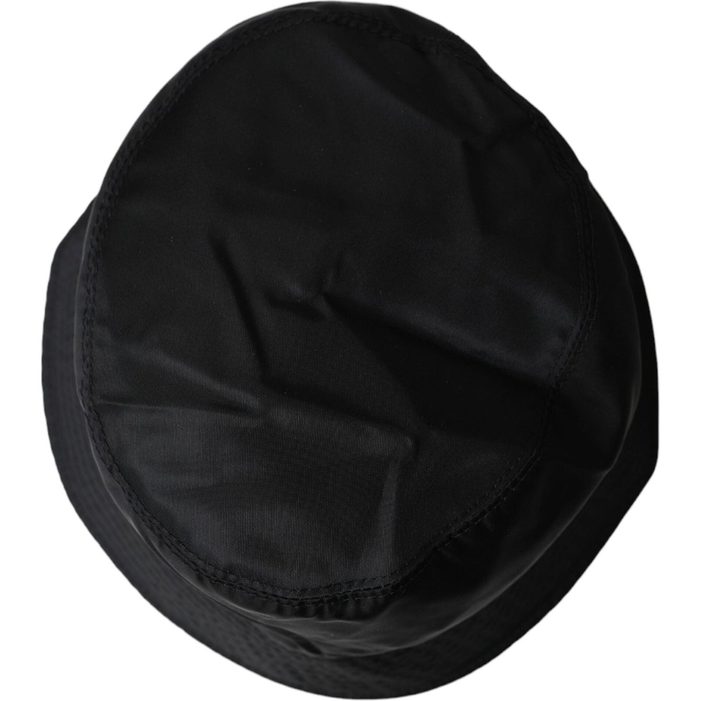 Dolce & Gabbana Black Wide Brim Cap Bucket Hat Men HAT9539-57
