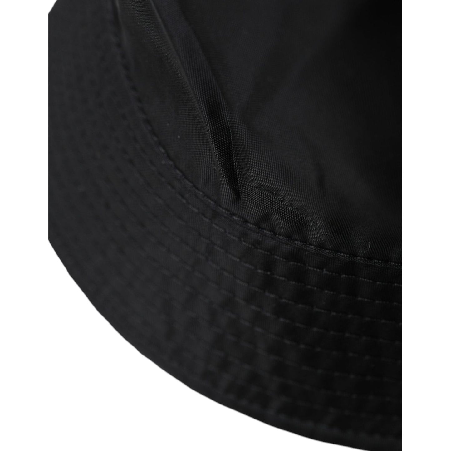 Dolce & Gabbana Black Wide Brim Cap Bucket Hat Men HAT9539-57
