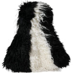 Dolce & Gabbana Black White Stripes Mohair Fur Bucket Hat HAT9559-57
