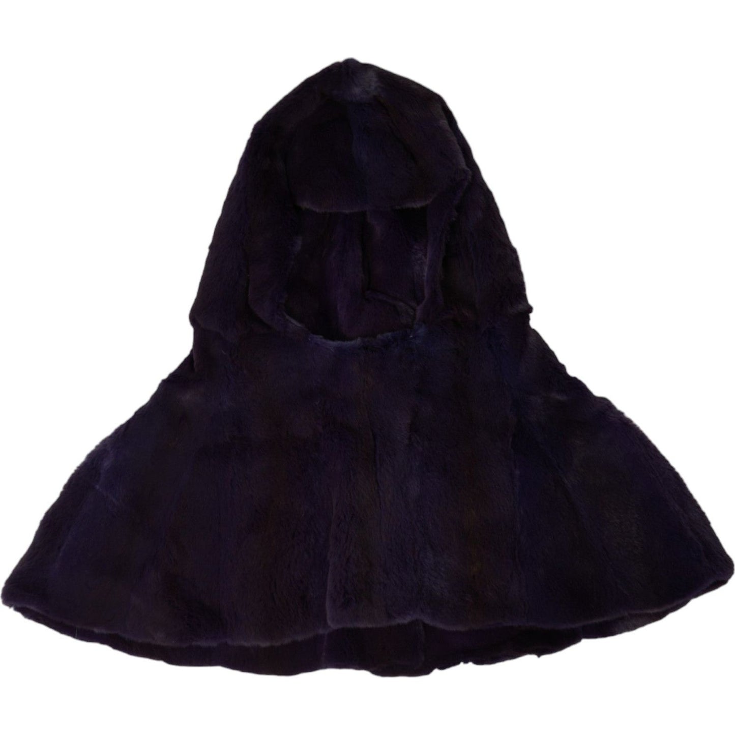 Dolce & Gabbana Black Weasel Fur Whole Head Wrap Hat HAT9564-57