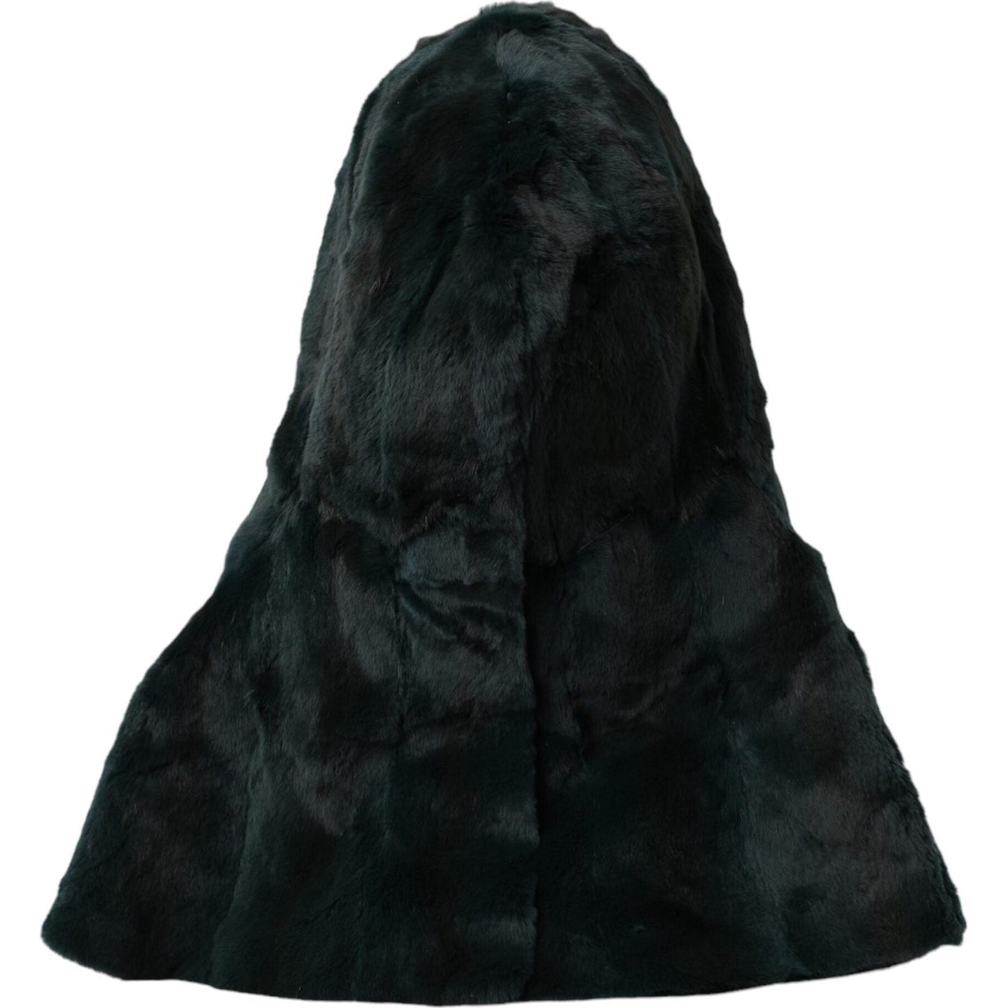 Dolce & Gabbana Black Weasel Fur Whole Head Wrap Hat HAT9565-57