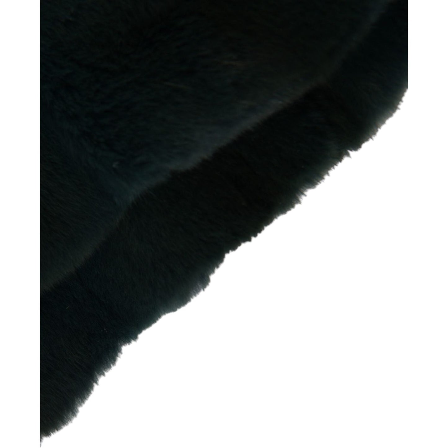 Dolce & Gabbana Black Weasel Fur Whole Head Wrap Hat HAT9565-57