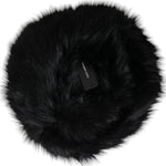 Dolce & Gabbana Black Faux Fur Womens Bucket Hat HAT9568-56