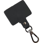 Dolce & Gabbana Black Plain Leather Silver Metal Airpods Case SMY10261