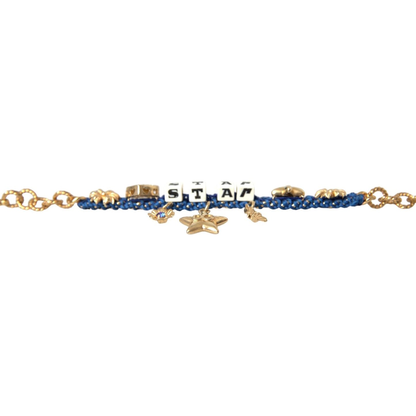Dolce & Gabbana Gold Tone Brass Chain Star Fashion Bracelet SMY10299