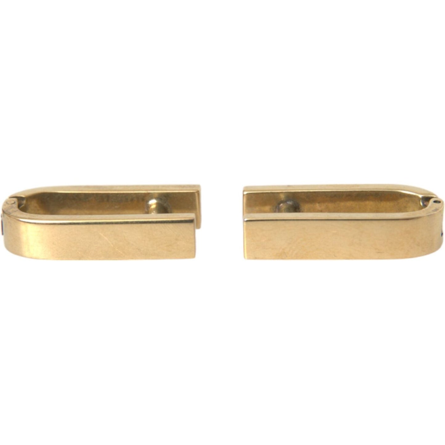 Dolce & Gabbana Gold Plated Metal Brass Pin Men Cufflinks SMY10216