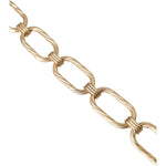 Dolce & Gabbana Gold Tone Brass Large Link Chain Jewelry Necklace SMY10295