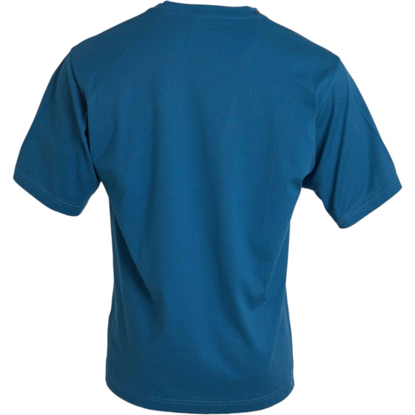Dolce & Gabbana Blue Logo Round Neck Short Sleeves T-shirt TSH84607-56