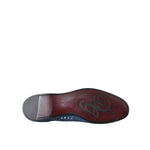 Dolce & Gabbana Blue Woven Leather Slip On Loafers Men Shoes MV5758-42