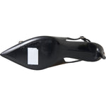 Dolce & Gabbana Black Patent Leather Crystal Slingback Shoes LA11202-39