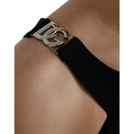 Dolce & Gabbana Black Sleeveless Round Neck Cropped Tank Top TSH84274-40