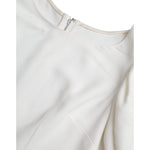 Dolce & Gabbana White Viscose Round Neck Short Sleeves Top TSH852018-36