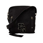 Dolce & Gabbana Black Nylon Leather DG Logo Patch Messenger Cross Body Bag VAS12730
