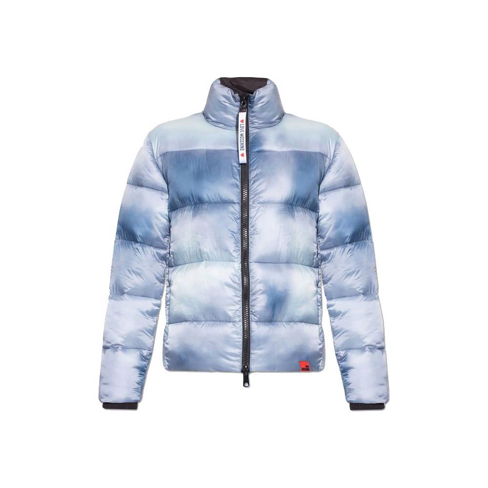 Love Moschino Light Blue Polyester Women Jacket