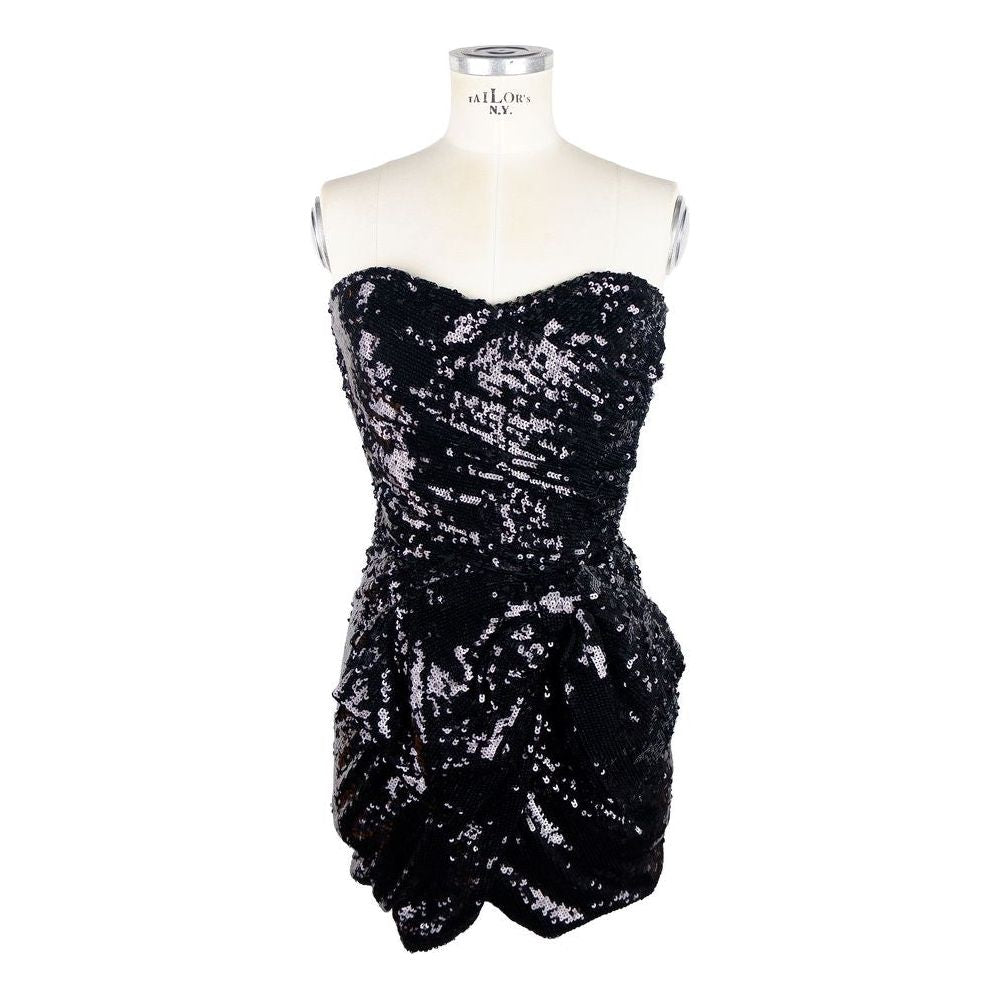 Elisabetta Franchi Black Polyamide Women Dress EL-8345-IT42|M
